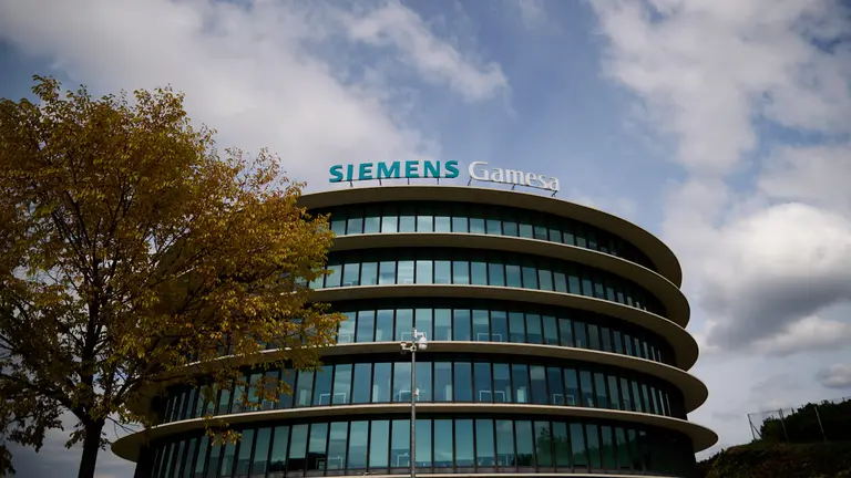 Siemens Gamesa, en Sarriguren. PABLO LASAOSA