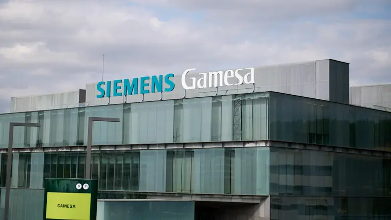 Siemens Gamesa, en Sarriguren. PABLO LASAOSA