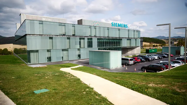 Siemens Gamesa, en Sarriguren. PABLO LASAOSA