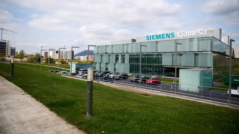 Siemens Gamesa, en Sarriguren. PABLO LASAOSA
