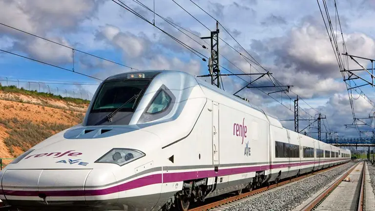 Tren de alta velocidad AVE. RENFE