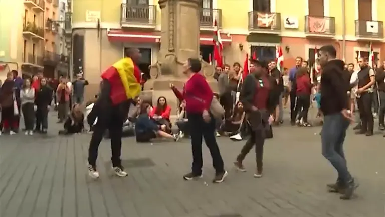 Incidentes en la Navarrería. NAVARRA TELEVISIÓN