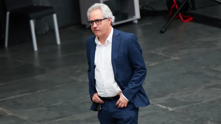 Pleno del Parlamento de Navarra. P&eacute;rez-Nievas. I&Ntilde;IGO ALZUGARAY