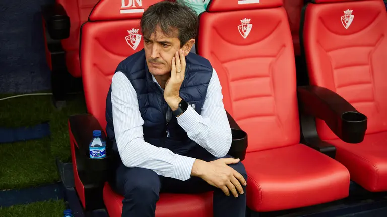 Pacheta en el partido de La Liga Santander entre Osasuna y Real Valladolid disputado en el estadio de El Sadar. I&Ntilde;IGO ALZUGARAY