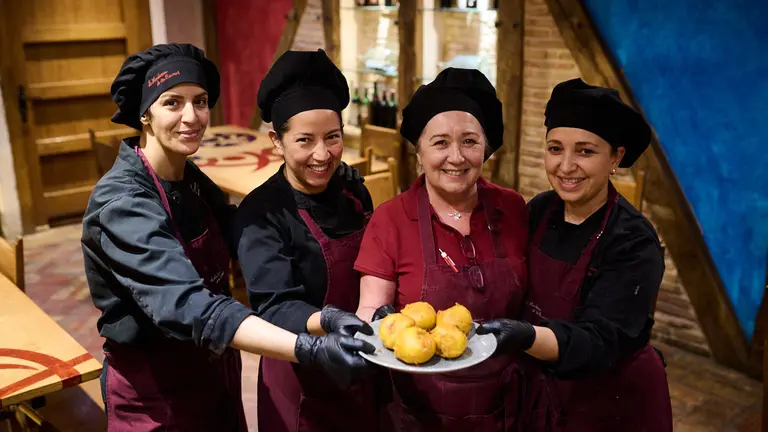 Frito de pimiento del bar La Mandarra de la Ramos, en la calle San Nicol&aacute;s de Pamplona. PABLO LASAOSA