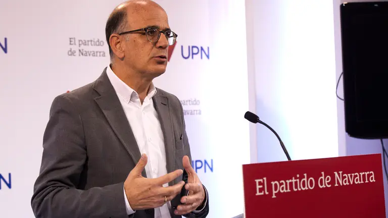 El senador de UPN, Alberto Catal&aacute;n, presenta las enmiendas que va a registrar el partido regionalista a los Presupuestos Generales del Estado para 2023. I&Ntilde;IGO ALZUGARAY