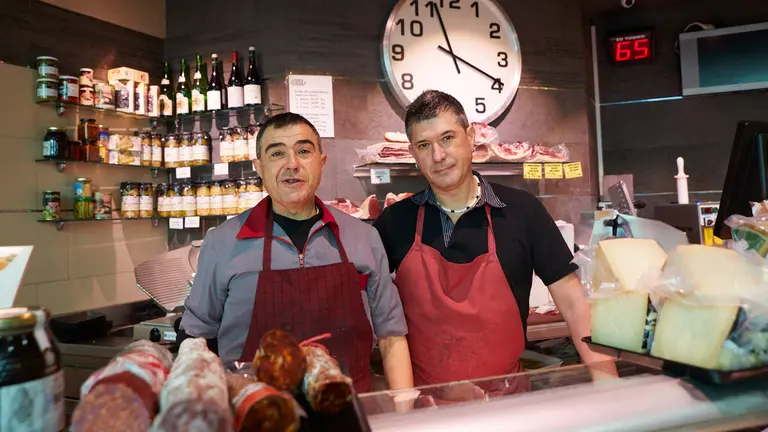 Carnicer&iacute;a Ederra, en la calle Padre Barace 1 de Pamplona. I&Ntilde;IGO ALZUGARAY
