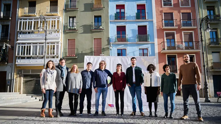 Contigo Navarra presenta su candidatura al Parlamento foral para las pr&oacute;ximas elecciones. PABLO LASAOSA