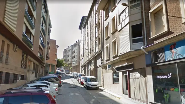 Calle Trinquete de Tudela, que este mes de enero comenzar&aacute; su rehabilitaci&oacute;n. GOOGLEMAPS