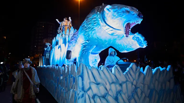 Cabalgata de Los Reyes Magos en Pamplona. IÑIGO ALZUGARAY
