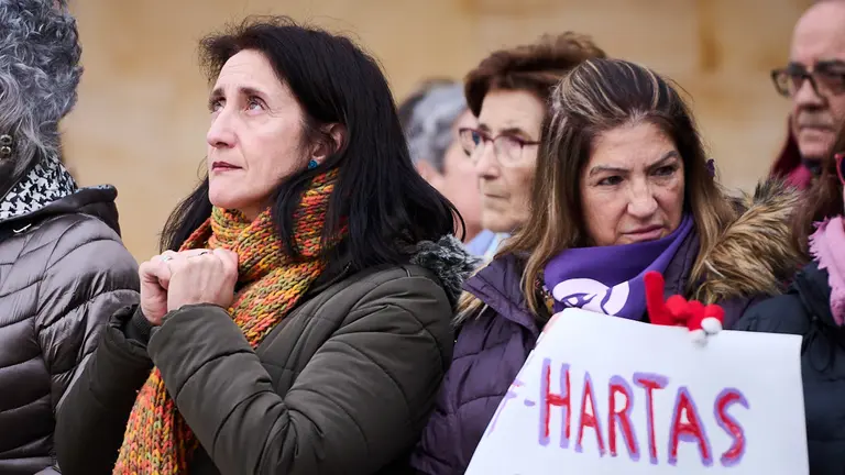 Concentraci&oacute;n en memoria de Blanca Esther Marqu&eacute;s en el sexto aniversario de su asesinato a manos de su pareja. PABLO LASAOSA