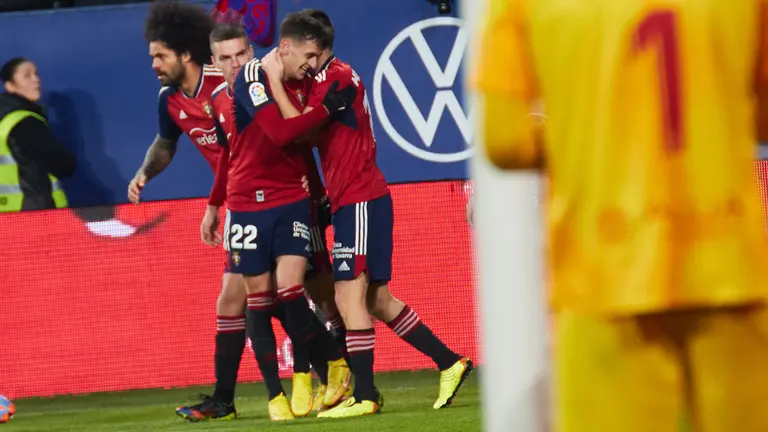Partido de La Liga Santander entre CA Osasuna y RCD Mallorca disputado en el estadio de El Sadar. I&Ntilde;IGO ALZUGARAY