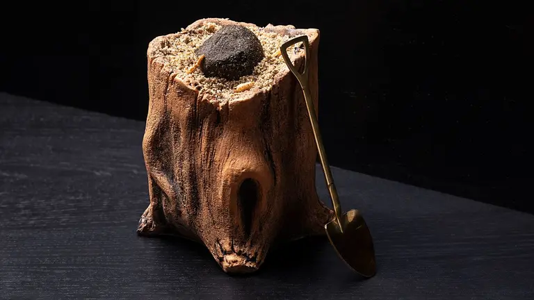 El cocinero navarro volver&aacute; a elaborar en este campeonato el pincho con el que gan&oacute; la &uacute;ltima Semana del Pincho de Navarra, el 'Tubertxerri'. CEDIDA