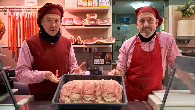 La carnicer&iacute;a de Pamplona que triunfa con sus jakobitos. IRANZU LARRASOA&Ntilde;A