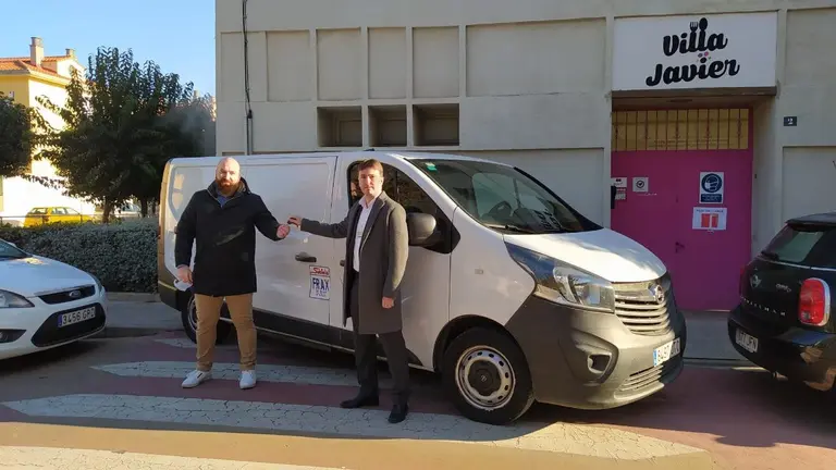Fotograf&iacute;a de una de las donaciones de Mercadona en Navarra. CEDIDA