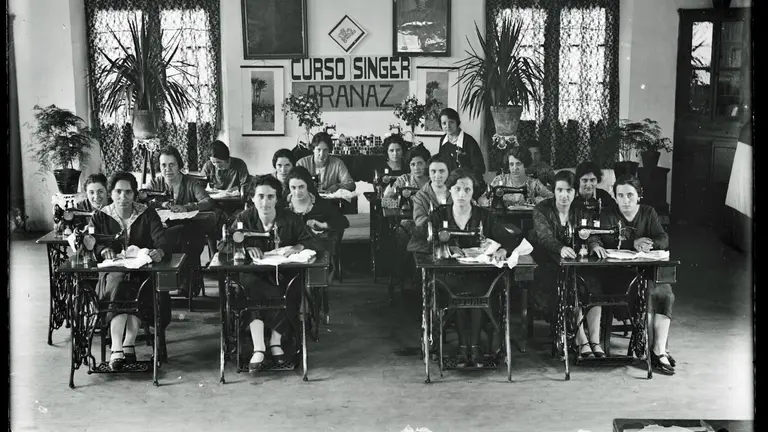Curso de  Singer en Aranaz. ARCHIVO