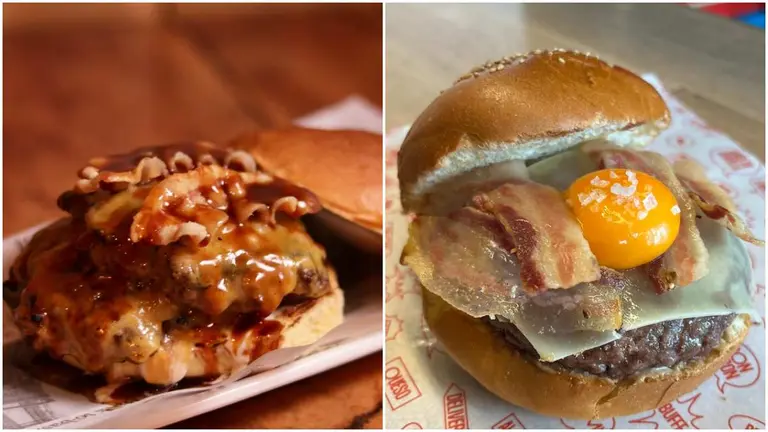 Hamburguesas de El Soto del Prior y de La Mudita que participan en el II Campeonato de Espa&ntilde;a de Hamburguesas.