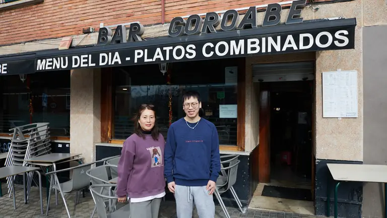 Bar Goroabe en la calle Goroabe 2 de Pamplona. IÑIGO ALZUGARAY