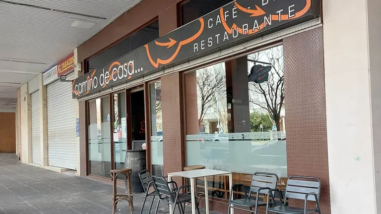 Restaurante Camino de Casa en Echavacoiz afectado por un incendio en el que dos personas han resultados heridas. M.G.P.