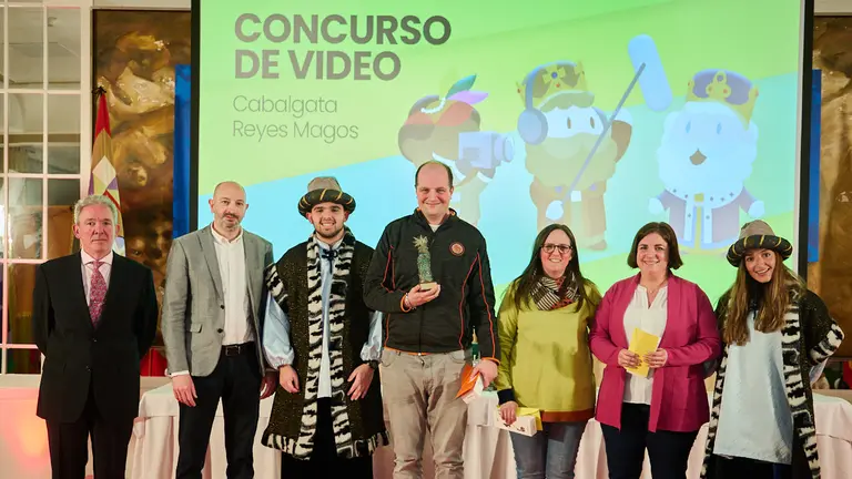 Ceremonia de clausura y entrega de premios de la Asociación Cabalgata Reyes Magos de Pamplona. PABLO LASAOSA