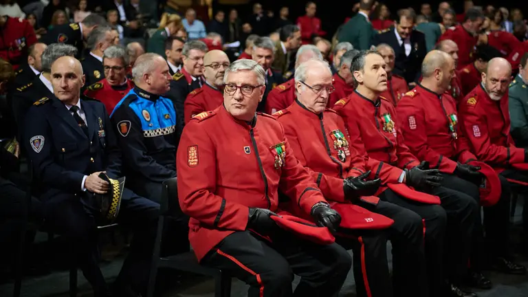 Acto central de la Fiesta de la Polic&iacute;a Foral. PABLO LASAOSA 