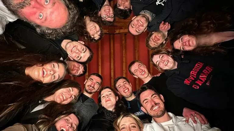 El grupo de estudiantes de la Universidad de Navarra que busca financiaci&oacute;n para su proyecto. CEDIDA