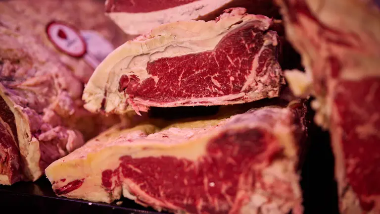 Chuleteros, carnicer&iacute;a en calle del Concejo de Olaz 10 de Mendillorri. PABLO LASAOSA