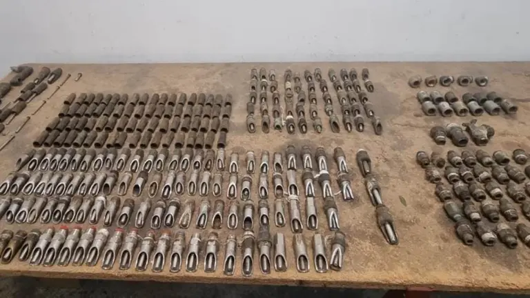 Parte del material recuperado que hab&iacute;a sido vendido a una chatarrer&iacute;a. GUARDIA CIVIL