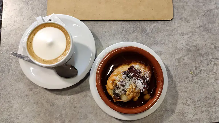 'Capirotada', pincho presentado por la cafetería La Crepa para la Semana del Pincho. NAVARRA.COM