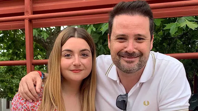 Laura Casanova y Alejandro Toquero, en una imagen reciente en Tudela.