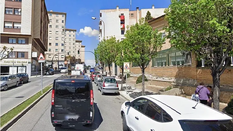 El suceso tuvo lugar en la Avenida del Barrio de Tudela. AYUNTAMIENTO DE TUDELA