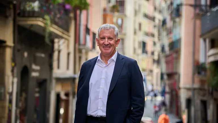 Jes&uacute;s Bariain, portavoz y jefe de prensa de Polic&iacute;a Municipal de Pamplona. PABLO LASAOSA