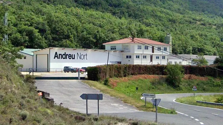 Sede de la f&aacute;brica Andreu Nort en Eulate, que cierra y se lleva la producci&oacute;n a Valencia. GOOGLE MAPS