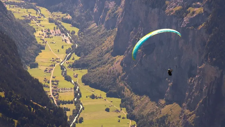 El hombre fallecido cay&oacute; 50 metros desde la zona de despegue. CEDIDA