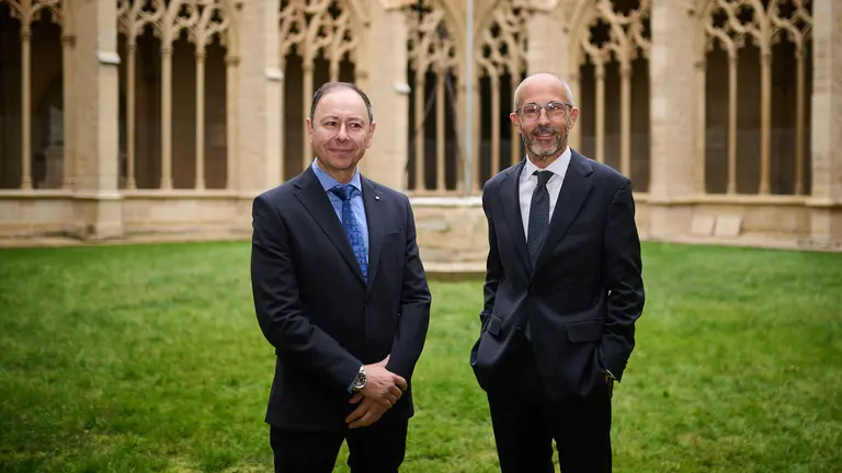 Fundaci&oacute;n Caja Navarra y Fundaci&oacute;n La Caixa hacen balance de la actividad que han desarrollado en la Comunidad foral en la &uacute;ltima d&eacute;cada. PABLO LASAOSA