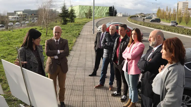 Un carril peatonal y ciclable de cerca de 2 kil&oacute;metros conectar&aacute; Burlada, Huarte y Sarriguren. GOBIERNO DE NAVARRA