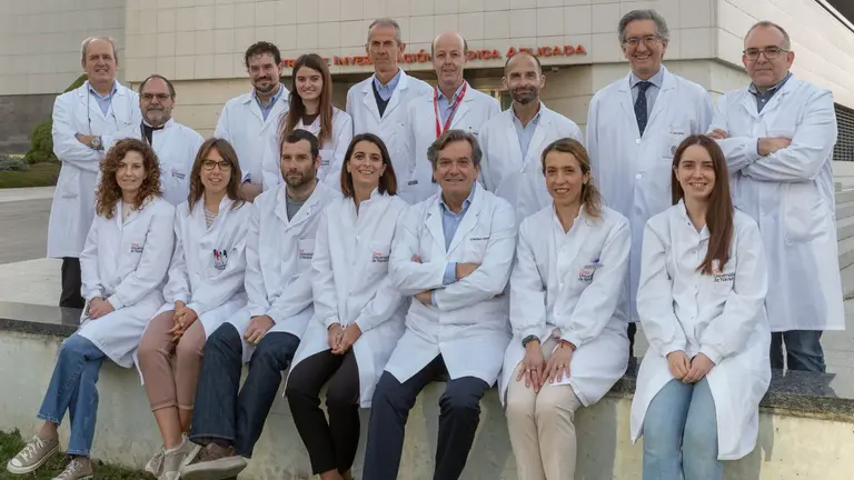 Equipo de investigaci&oacute;n del Cima y del Cancer Center Cl&iacute;nica Universidad de Navarra. CEDIDA