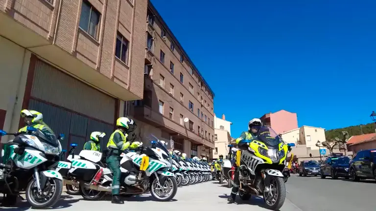 La Guardia Civil de Navarra rinde homenaje a su compa&ntilde;ero fallecido D&aacute;maso Guill&eacute;n. CEDIDA