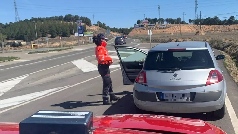 Imagen del veh&iacute;culo interceptado - POLIC&Iacute;A FORAL