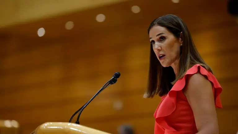 Ruth Go&ntilde;i Sarries durante su intervenci&oacute;n en el Senado. CEDIDA