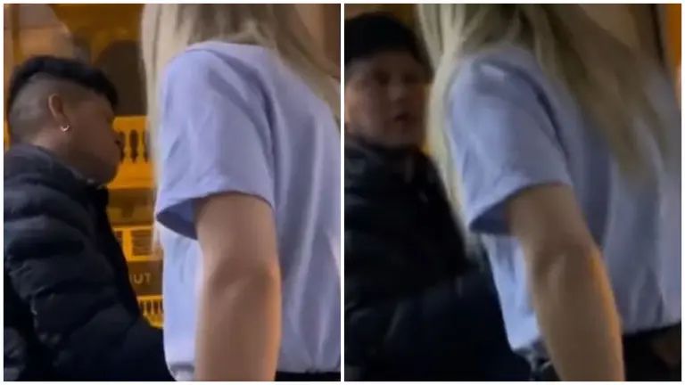 V&iacute;deo viral de una conductora de autob&uacute;s con un pasajero en Barcelona.
