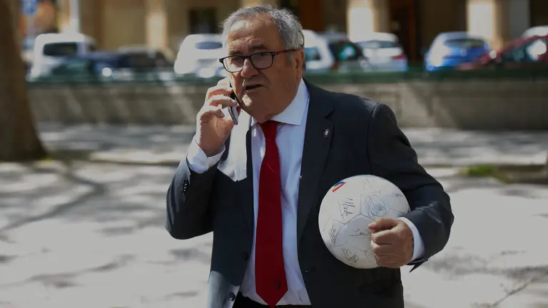 Luis Sabalza, presidente del CA Osasuna. I&Ntilde;IGO ALZUGARAY