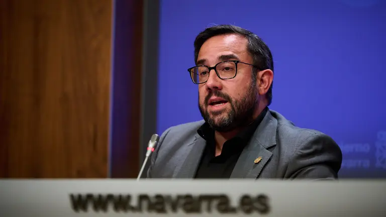 Rueda de prensa tras la Sesi&oacute;n de Gobierno para que Javier Rem&iacute;rez e Itziar G&oacute;mez informen sobre las medidas acordadas. PABLO LASAOSA