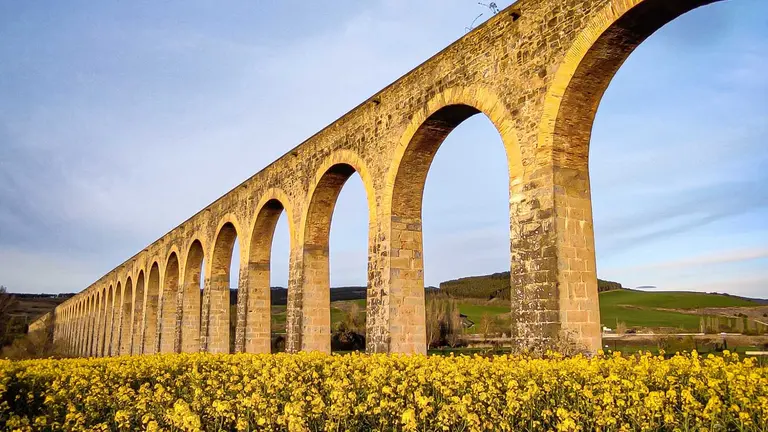 Imagen de archivo del Acueducto de Noáin en Navarra. Ignacio Valle Ortigas
