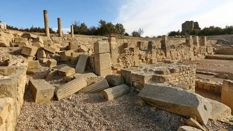 Imagen del foro imperial de Santa Criz de Eslava. SANTA CRIZ DE ESLAVA