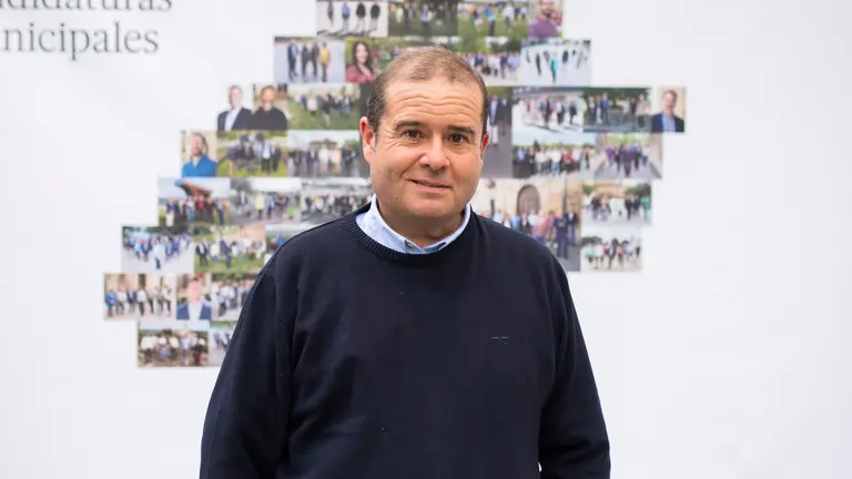 Juan Frommknecht, abogado que se presenta como cabeza de lista en Etxarri Aranaz. JASMINA AHMETSPAHIC