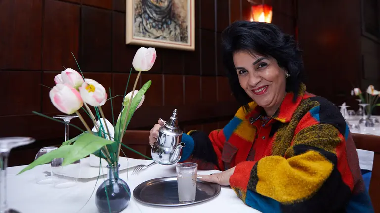 Restaurante Árabe Alsafir, en la calle Castillo de Maya 39 de Pamplona. IÑIGO ALZUGARAY