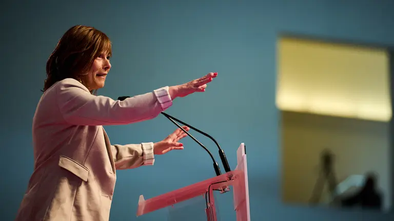 Ccto central de campa&ntilde;a de Geroa Bai con la intervenci&oacute;n de la candidata a la Presidencia del Gobierno de Navarra, Uxue Barkos, el candidato a la Alcald&iacute;a de Pamplona, Koldo Mart&iacute;nez, el presidente del Parlamento foral, Unai Hualde, y el vicepresidente segundo y consejero de Ordenaci&oacute;n del Territorio, Vivienda, Paisaje y Proyectos Estrat&eacute;gicos, Jos&eacute; Mar&iacute;a Aierdi. PABLO LASAOSA