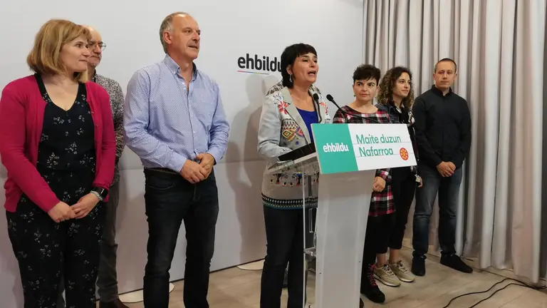 Laura Aznal, candidata de EH Bildu a la Presidencia del Gobierno de Navarra. - EUROPA PRESS