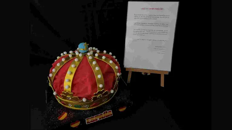 Trabajo de Santiago Arellano Mesa, de 5&ordm; de Primaria del Colegio La Anunciata de Tudela, que representar&aacute; a Navarra en la 42&ordf; edici&oacute;n del concurso &iquest;Qu&eacute; es un rey para ti? CEDIDA